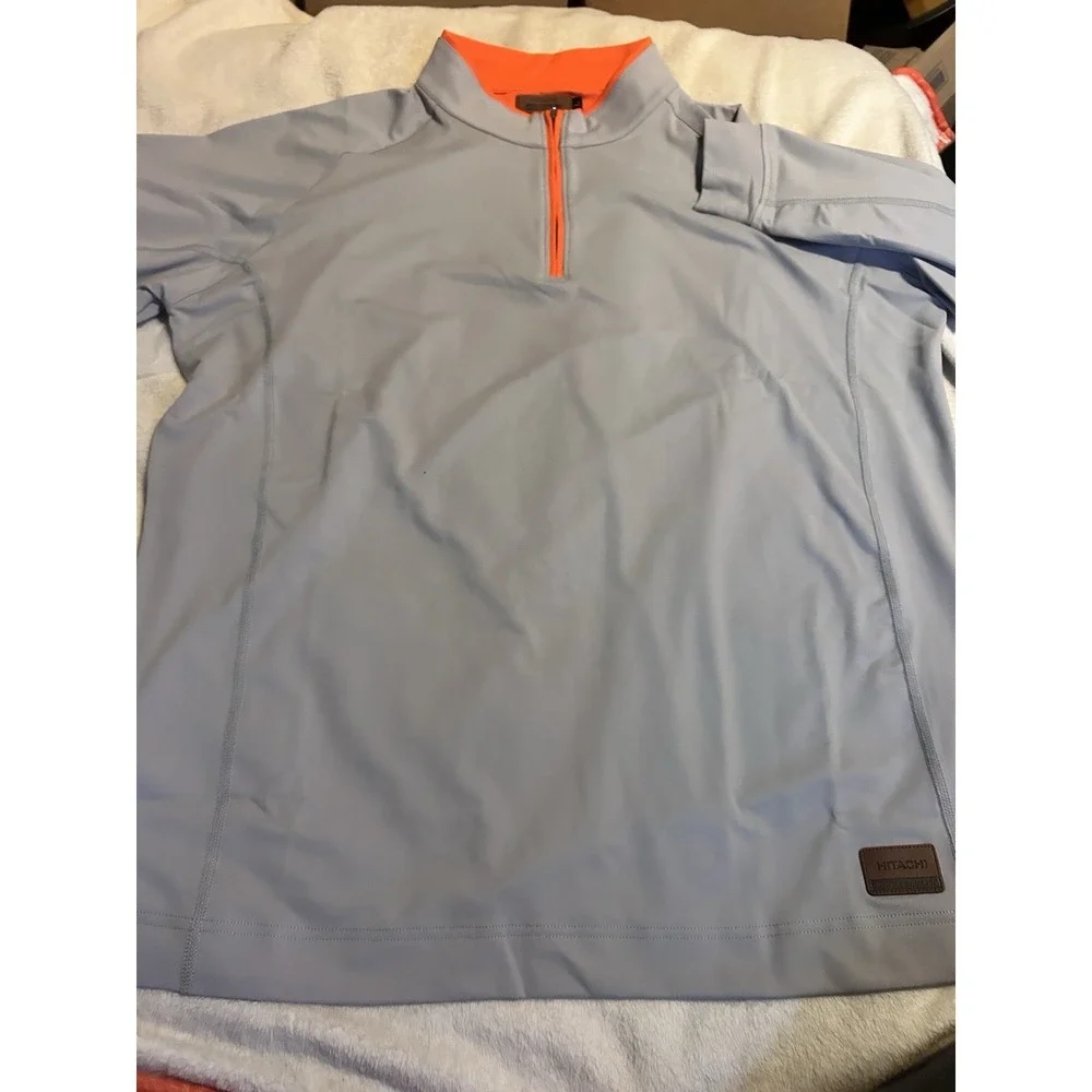 Hitachi Reliable Solutions Grey Jacket‎ Large Pull Over Thin Jacket New